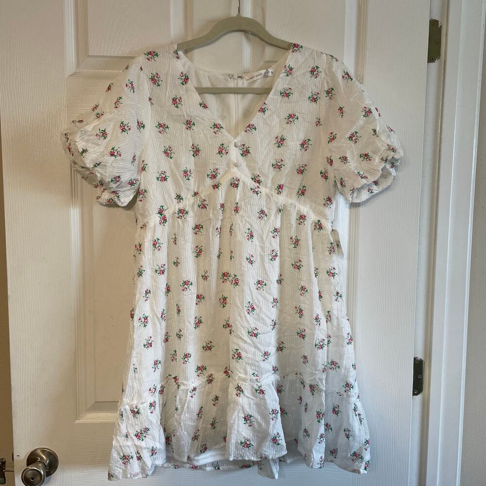 NWT Altar’d State babydoll, puff sleeved dress size XL